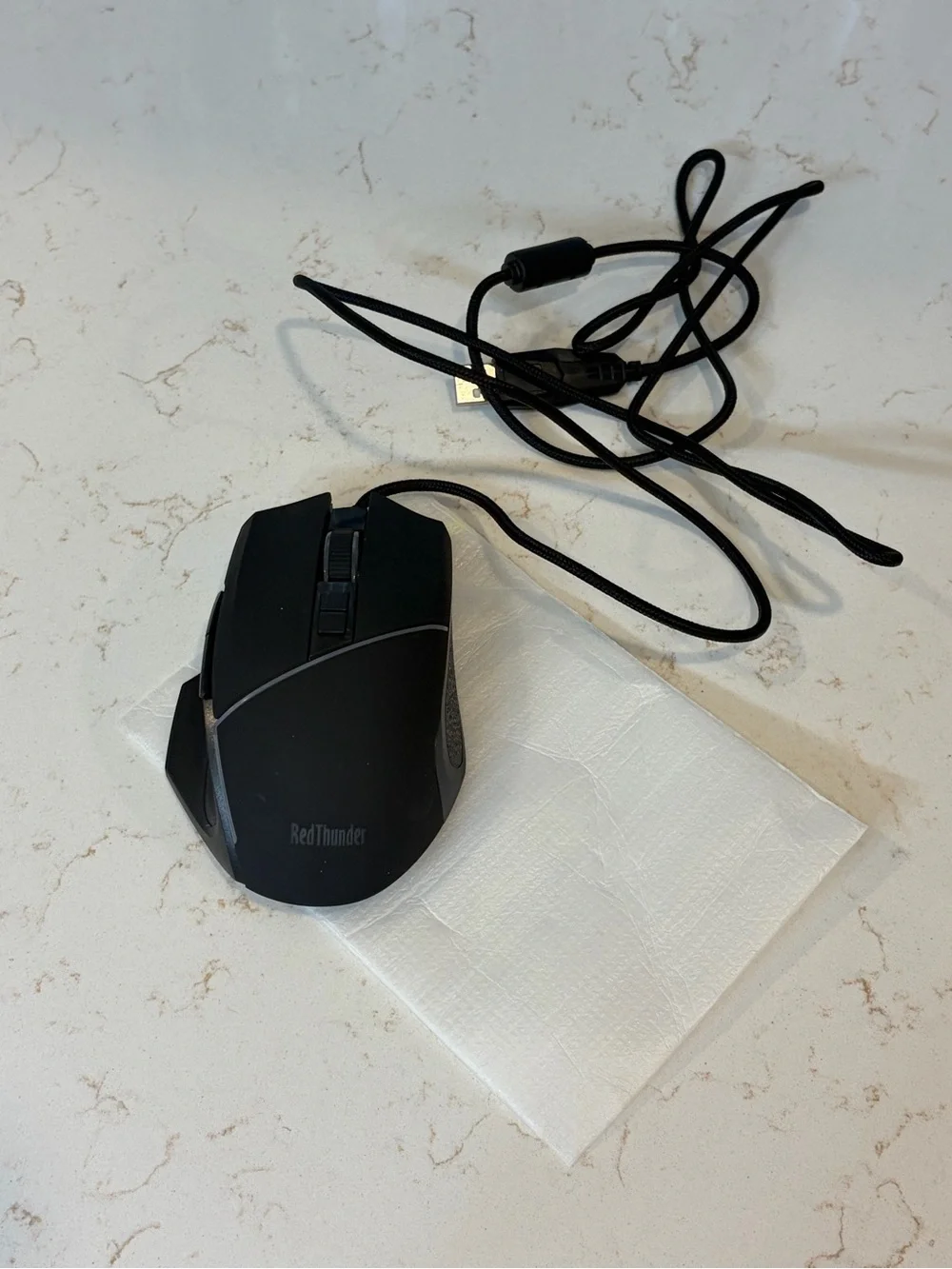 RedThunder One-Handed RGB Gaming Keyboard and Mouse Combo, 35 Keys